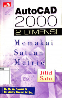 AutoCAD 2000 2 Dimensi: Memakai Satuan Metric 1