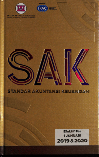 SAK Standar Akuntansi Keuangan; Efektif Per 1 Januari 2019 & 2020