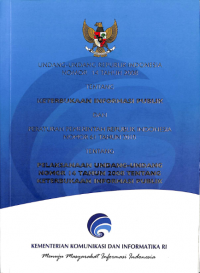 UU RI Nomor 14 Tahun 2008 Tentang Keterbukaan Informasi Publik Dan Peraturan Pemerintah RI Nomor 61 Tahun 2010 Tentang Pelaksanaan UU Nomor 14 Tahun 2008 Tentang Keterbukaan Informasi Publik