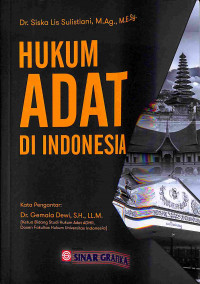 Hukum Adat di Indonesia