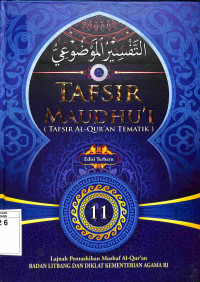 Tafsir Maudhu'i 11 (Tafsir Al-Qur'an Tematik)