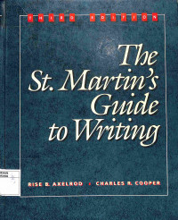 The St. Martin's Guide to Writing