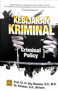 Kebijakan Kriminal