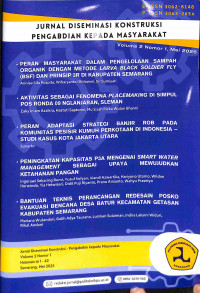 Image of Jurnal Diseminasi Konstruksi Pengabdian Kepada Masyarakat