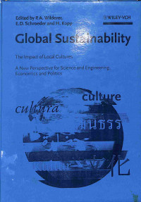 Image of GLOBAL SUSTAINABILITY: The Impact of Local Cultures