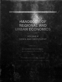 Image of Handbook of Regional and Urban Economics V.4