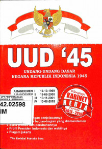 Image of Undang-undang Dasar Negara Republik Indonesia Tahun 1945