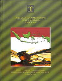 Image of Perencanaan Pembangunan Hukum Nasional Tahun 2014