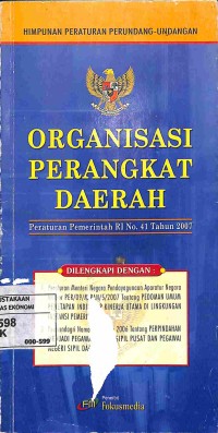 Image of Himpunan Peraturan Perundang-Undangan Organisasi Perangkat Daerah
