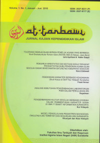 Image of AT-TANBAWI : Jurnal Kajian Kependidikan Islam Vol. No. 1, Jan - Juni 2016