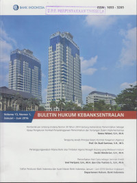 Buletin Hukum Kebanksentralan