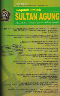Image of Majalah Ilmiah Sultan Agung No.109