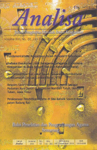 Image of Analisa; Jurnal Pengkajian Masalah Sosial Keagamaan Vol.18 No.02