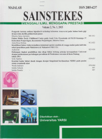 Majalah Sainstekes Vol. 2, No. 1, 2015