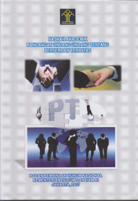 Naskah Akademik Rancangan Undang-Undang tentang Perseroan Terbatas