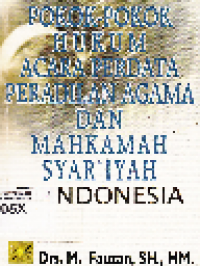 Pokok-Pokok Hukum Acara Perdata Peradilan Agama dan Mahkamah Syar'iyah di Indonesia