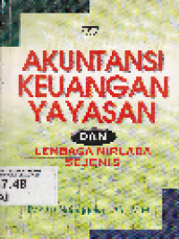 Akuntansi Keuangan Yayasan dan Lembaga Nirlaba Sejenis