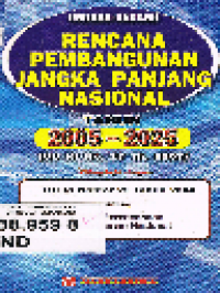 Undang-Undang Rencana Pembangunan Jangka Panjang Nasional Tahun 2005-2025