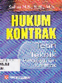 Hukum Kontrak: Teori dan Teknik Penyusunan Kontrak