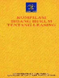 Kompilasi bidang hukum tentang leasing