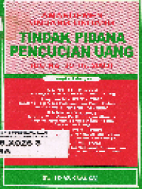 Amandemen Undang-Undang Tindak Pidana Pencucian Uang UU RI No. 25 Tahun 2003