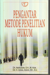 Pengantar Metode Penelitian Hukum
