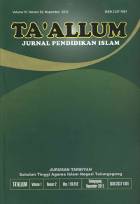 Ta'alum: Jurnal Pendidikan Islam v.1 no.2