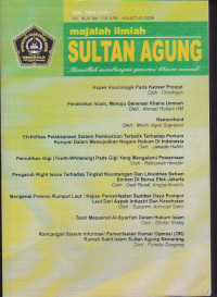 Majalah Ilmiah Sultan Agung No.118