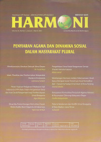 Harmoni; Jurnal Multikultural & Multireligius Vol.XI No.1