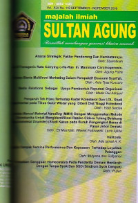 Majalah Ilmiah Sultan Agung No.119
