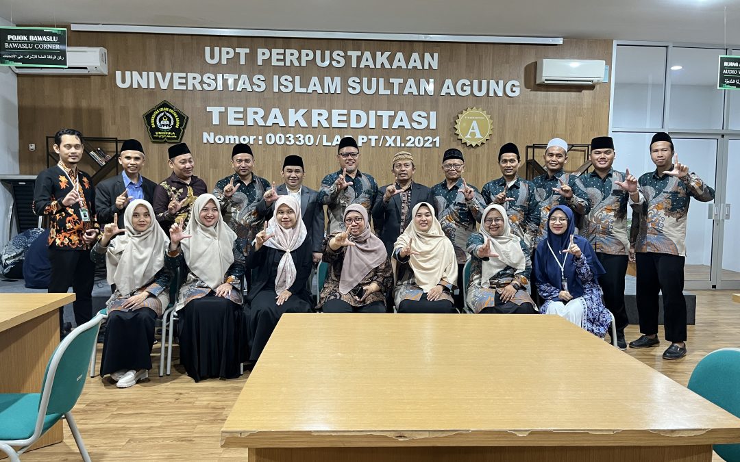 Kunjungan Edukatif STIT Al-Hikmah Benda ke UPT Perpustakaan UNISSULA